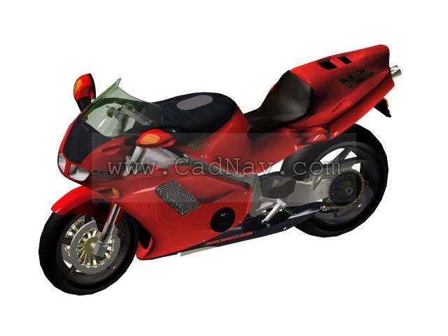 Honda NR 750 New Racing motorcycles 3d rendering