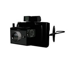 Polaroid 100 Land Camera 3d model preview