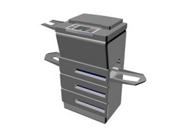 Office duplicator machine 3d preview