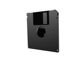 Floppy Disk 3d model preview