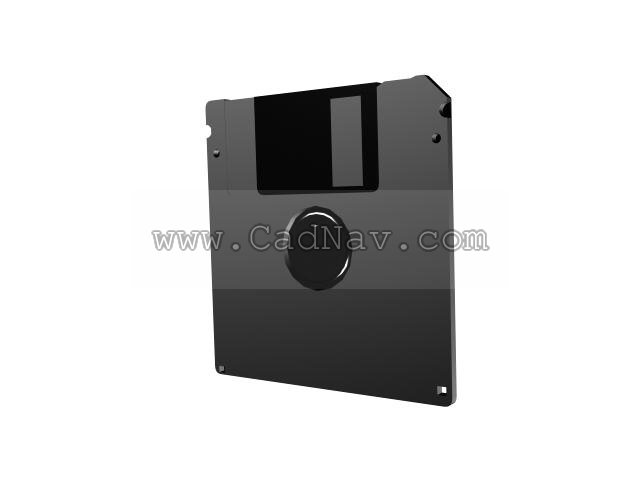Floppy Disk 3d rendering
