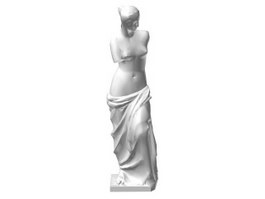 Sculpture of Venus 3d model preview