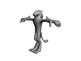 Monster role 3d model preview