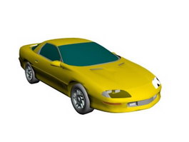 Chevy Camaro 3d model preview
