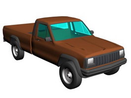 Jeep Cherokee 3d model preview