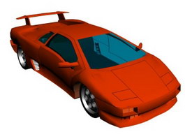 Lamborghini Diablo 3d model preview