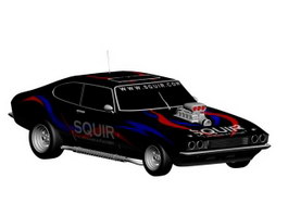 Muscle Car 3d model preview