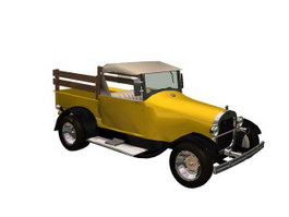 Ford truck 3d model preview
