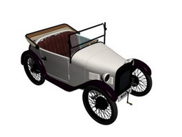 1928 BMW Dixi 3d model preview