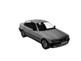 BMW 325i 3d model preview