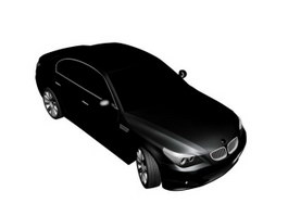 BMW F10 M5 3d model preview