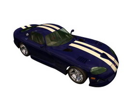 Dodge Viper 3d model preview