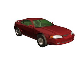 Ford Mustang 3d model preview