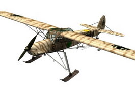 Slepcev Storch ultralight STOL aircraft 3d model preview