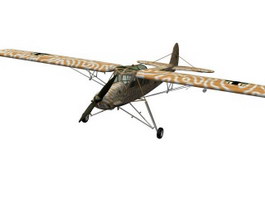 Storch Light Aircraft 3d model preview