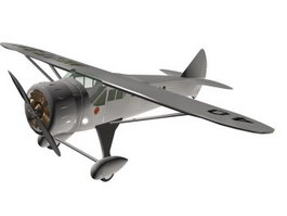 Howard DGA-6 Mister Mulligan Racing aircraft 3d model preview