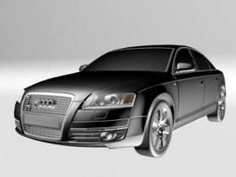 Audi A6 car 3d model preview