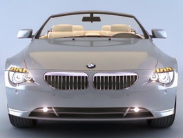 Bmw 6 Convertible 3d model preview