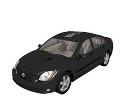 Nissan Maxima entry-level luxury car 3d model preview