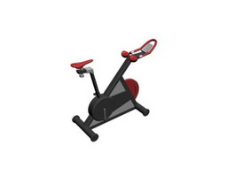Indoor Bike machine 3d model preview