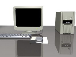 Computer system 3d preview