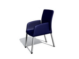 Wittmann Plastic armchair 3d model preview