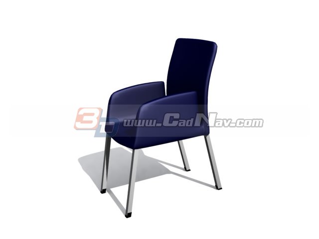 Wittmann Plastic armchair 3d rendering