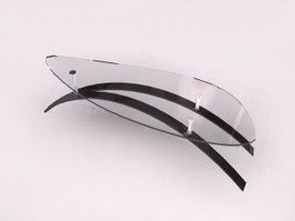 Ronald Schmitt glass coffee table 3d model preview