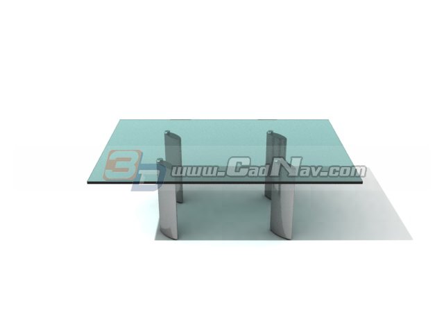 Ronald Schmitt Side Coffee Table 3d rendering