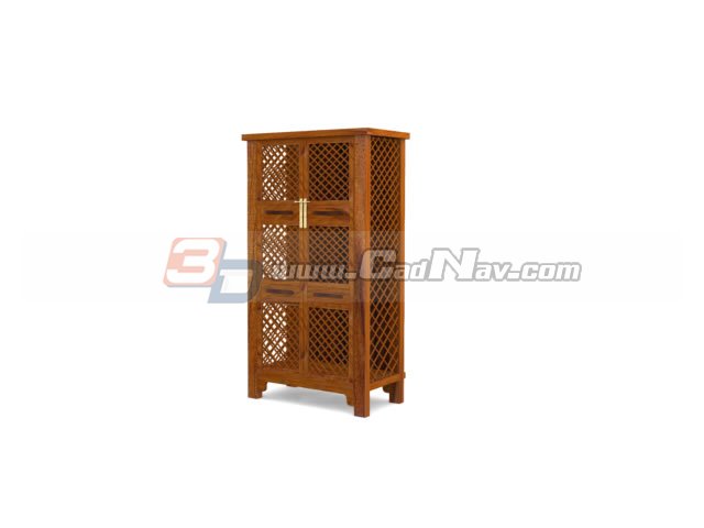 Hollow Out book cabinet 3d rendering