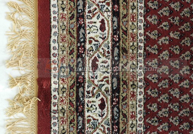 Hand-made carpet texture