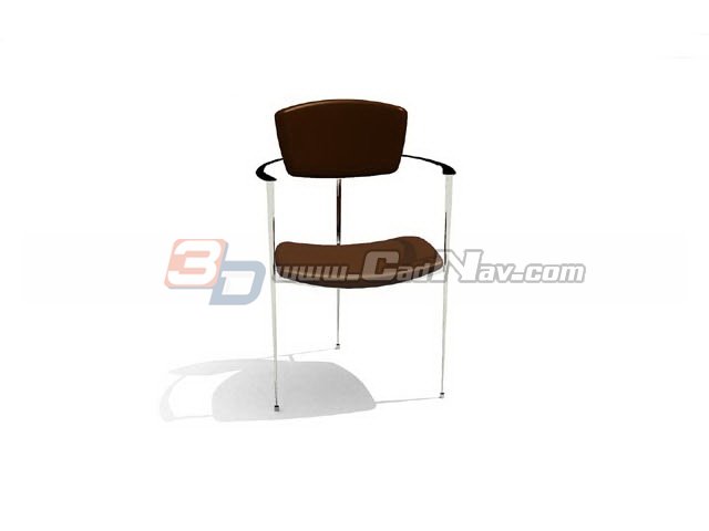 Leisure dining restaurant chair 3d rendering