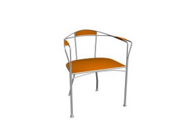 Hardware bar chair 3d model preview