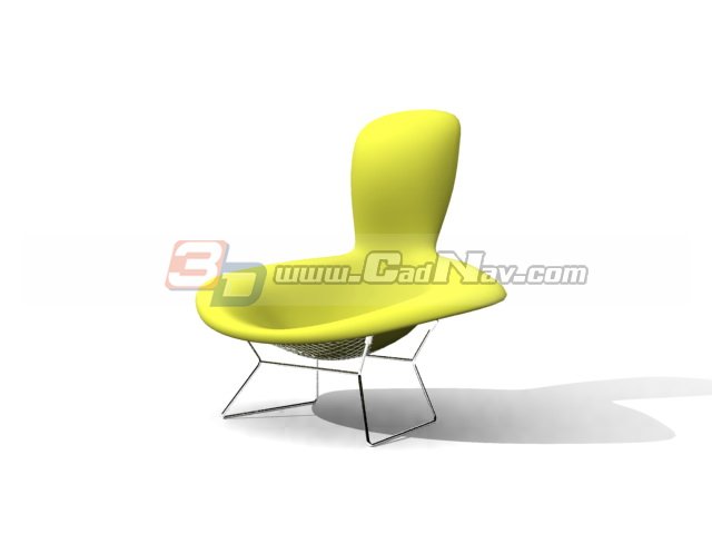 Lounge Armchair 3d rendering