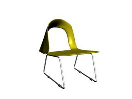Modern bar chair 3d model preview