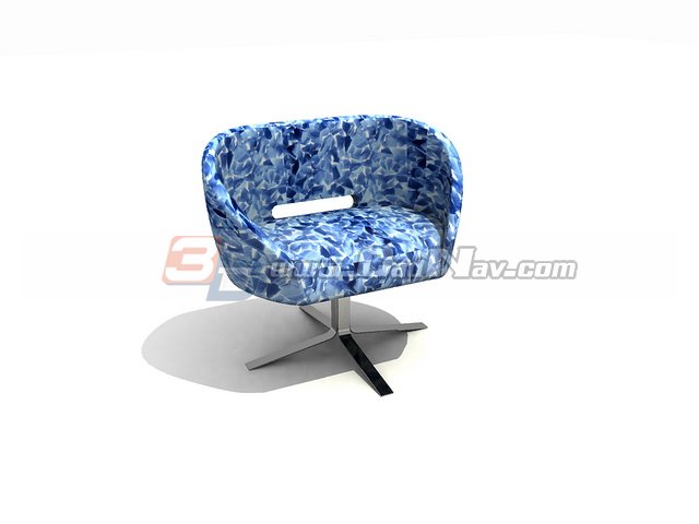 Fabric Sofa Chair 3d rendering