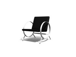 Office Leisure chair 3d model preview