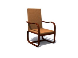 Plank Chair 3d model preview