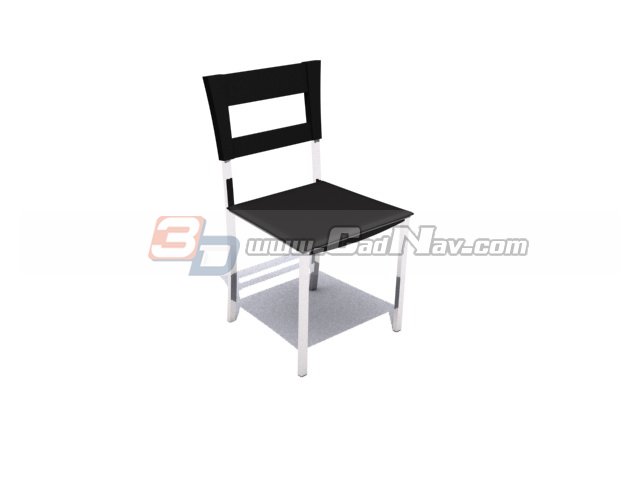 PU dining chair 3d rendering