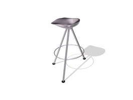 Moon bar stools 3d model preview