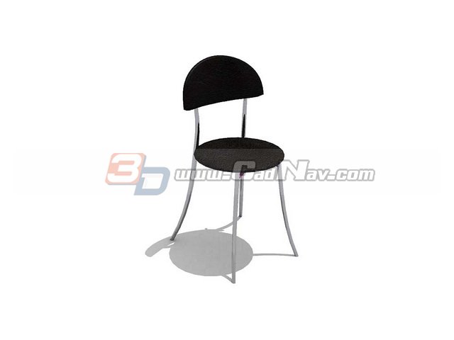 Tubular Steel Dining Chair 3d rendering