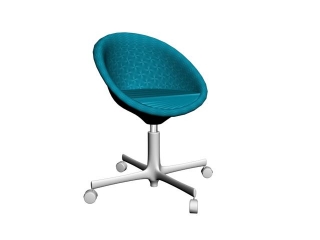 Tulip bar chair 3d model preview