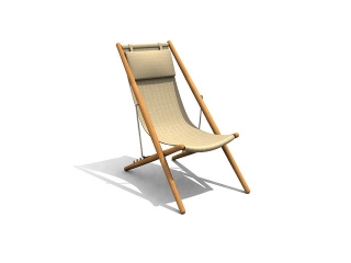 Swivel armchair Lounge Chair 3d model preview