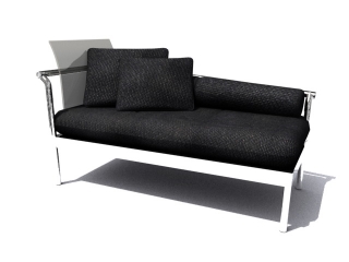 Davenport sofa 3d model preview