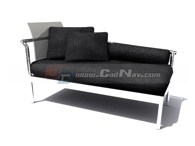 Davenport sofa 3d rendering