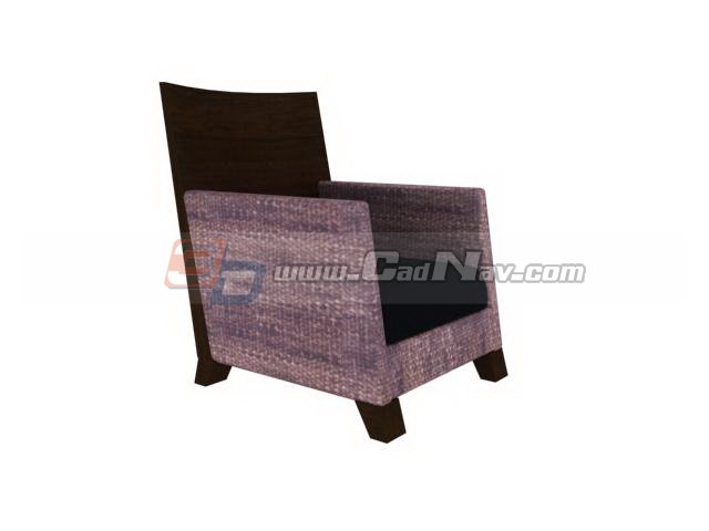Home low sofa chair 3d rendering