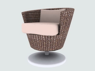 Cup  sofa chair 3d model preview