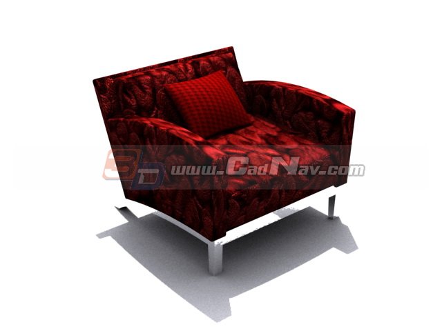 Lounge sofa 3d rendering