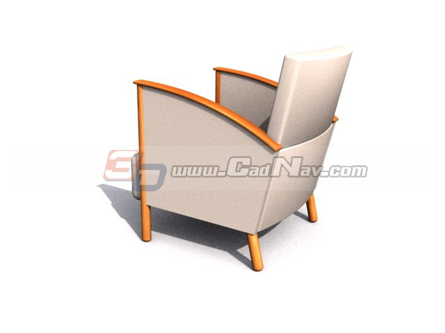 Hotel Sofa chair 3d rendering