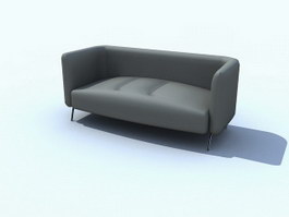 Parlour chesterfield sofa 3d model preview